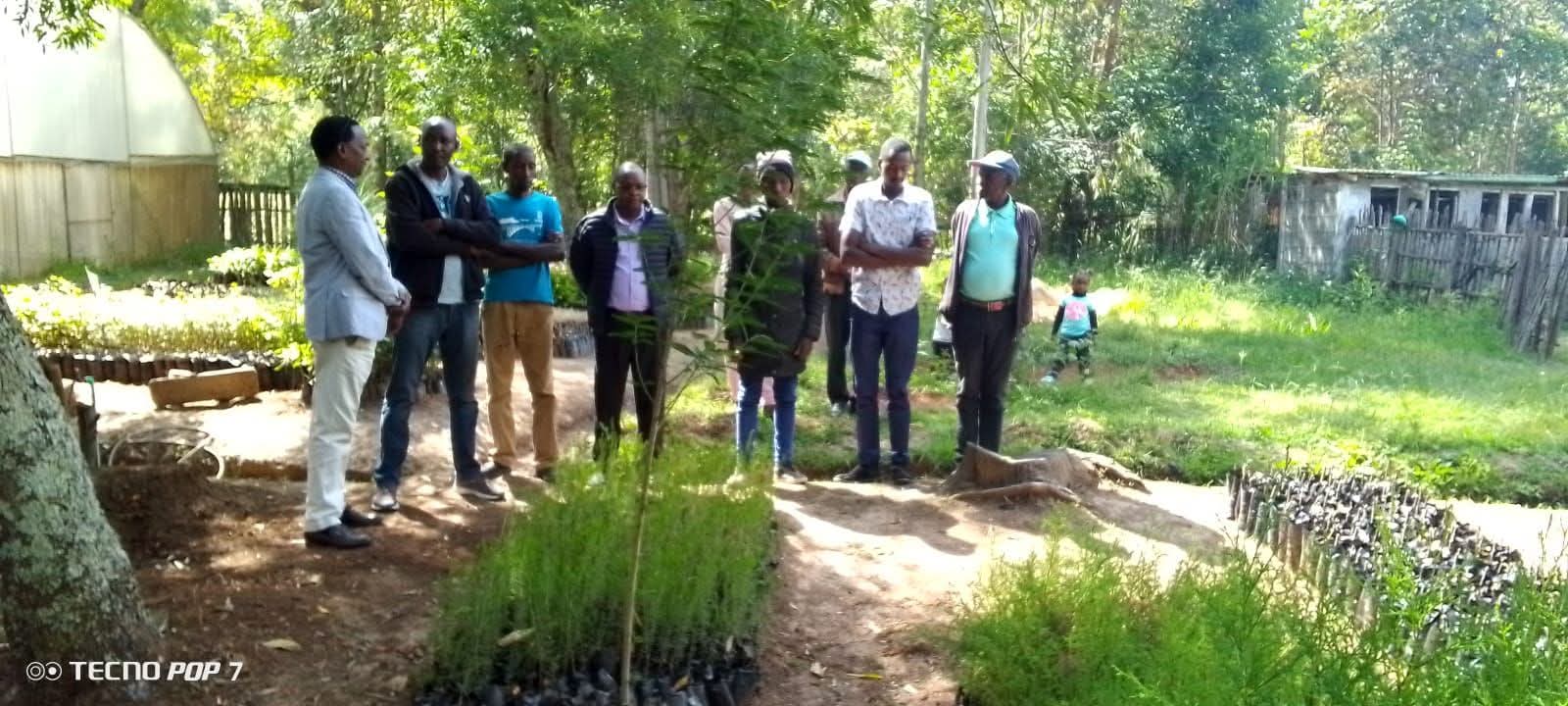 Green Belt Movement Project team visiting the FLOBF office