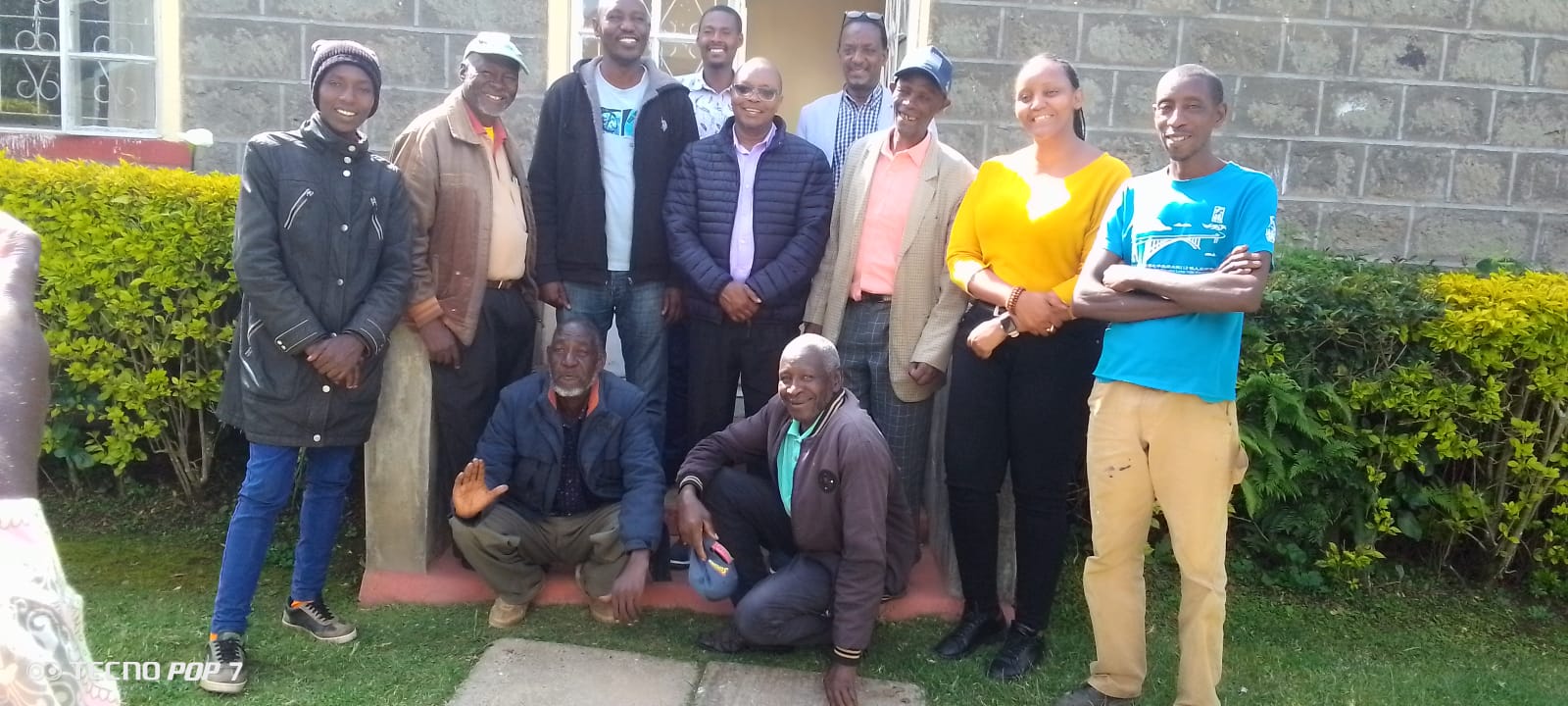 A joint field visit with partners