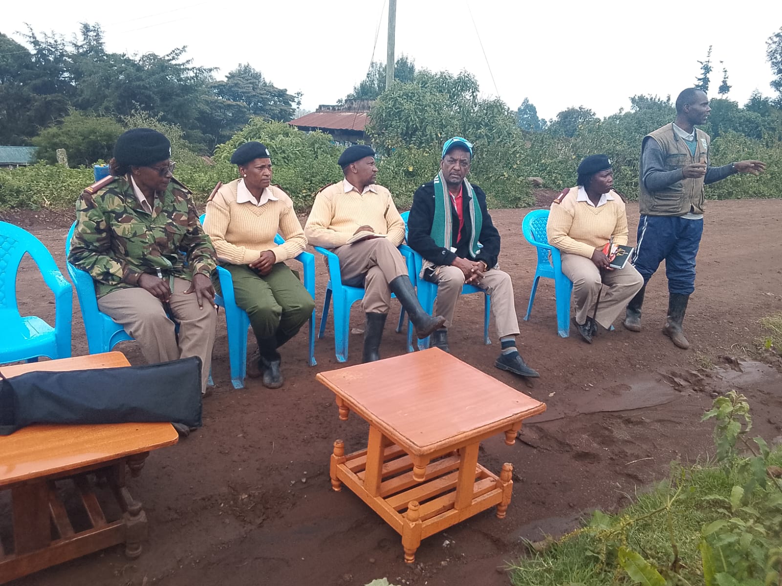 FLOBF field team at the forest block